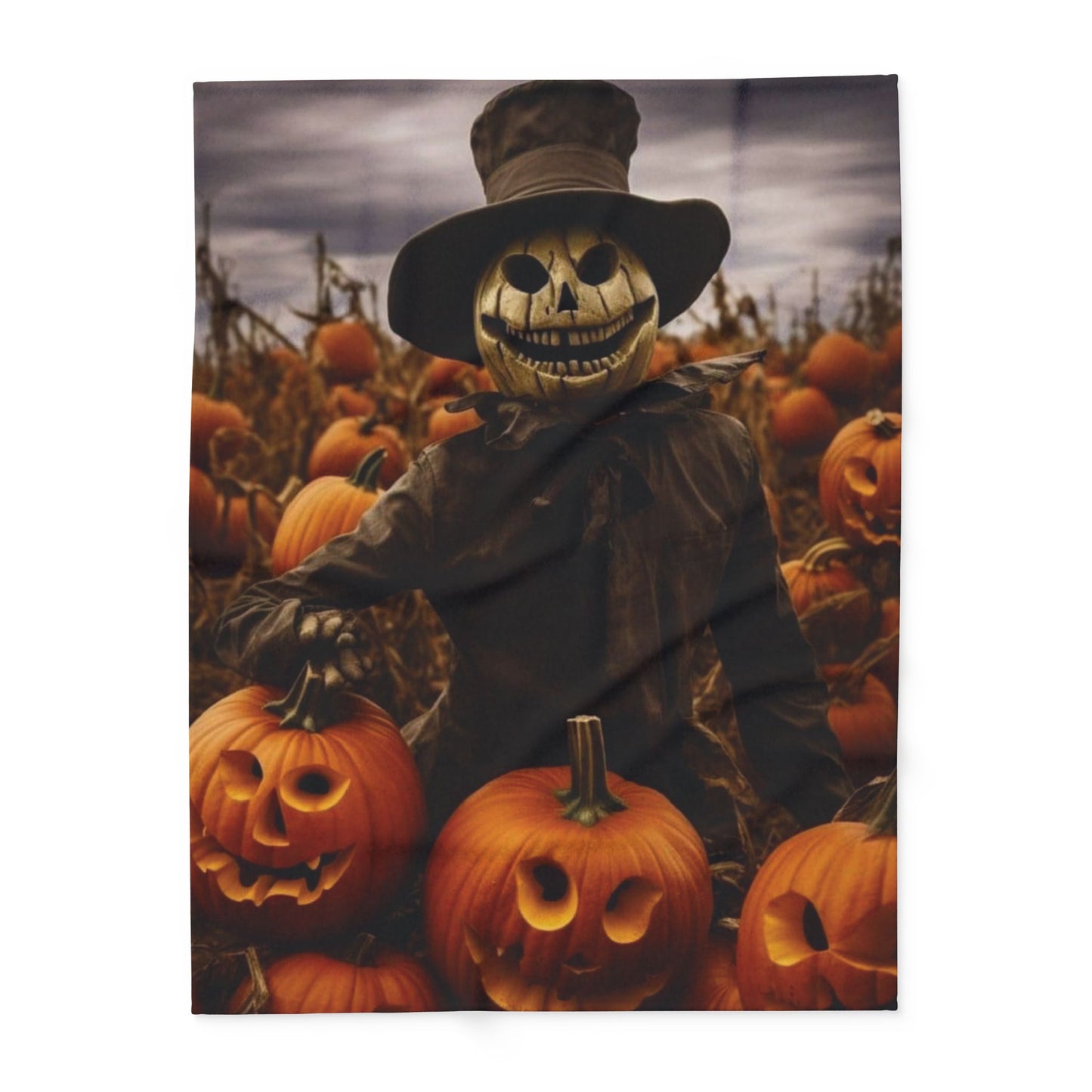 Decorative and Warm Halloween Spooky Arctic Fleece Blanket 3 Sizes