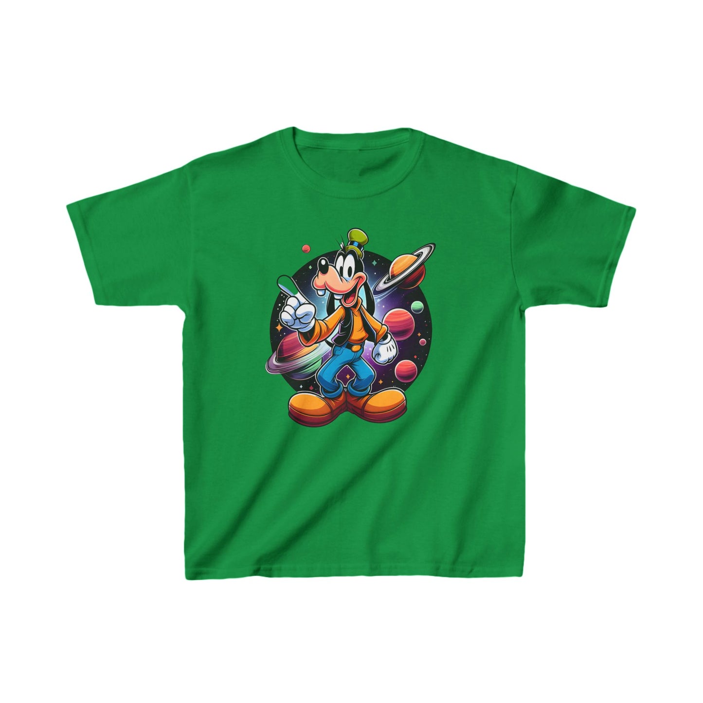 Childs Cosmic Goofy  Unisex Graphic Tee Shirt Kids