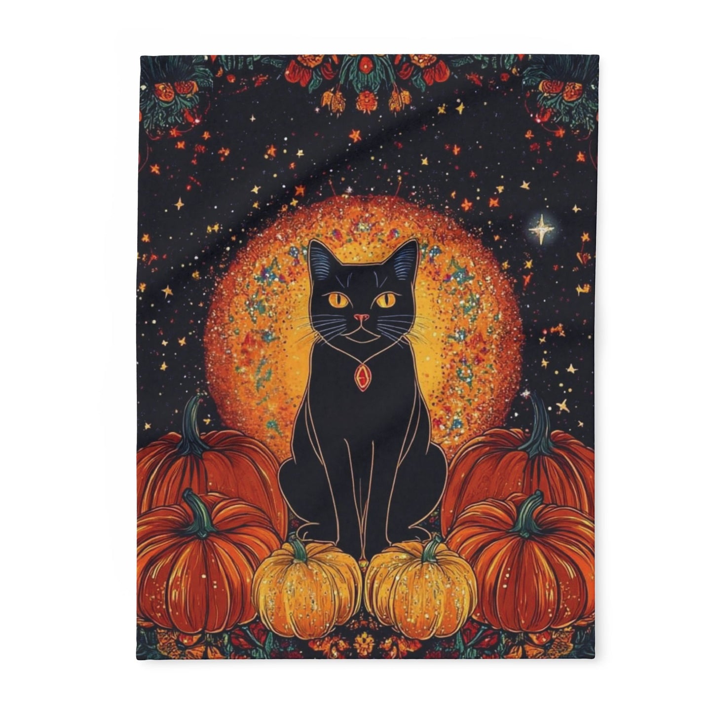 Decorative and Warm Halloween Spooky Arctic Fleece Blanket 3 Sizes