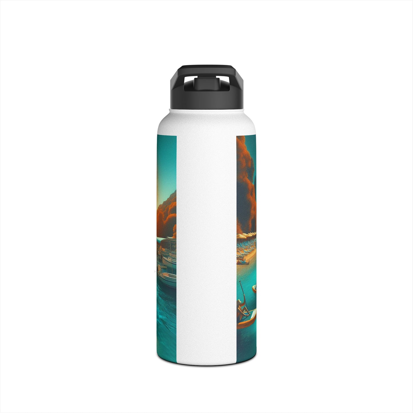 Fantasy Paddleboarding Stainless Steel Water Bottle, Standard Lid