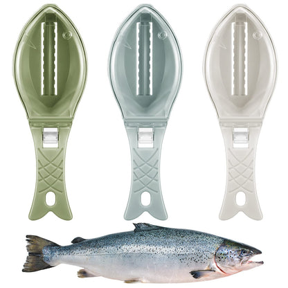 Elegant collection of Fish Skin Brushes in alluring colours, highlighting their sophisticated design for effortless kitchen preparation.