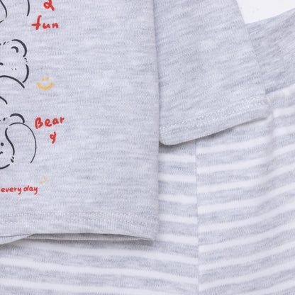HelloBaby Newborn Body-Footed Bottom - Grey
