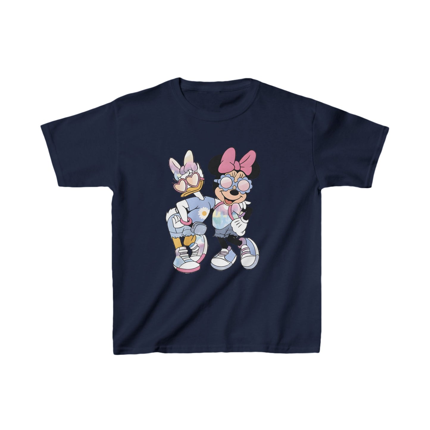 Unisex Kids Daisy Duck and Minnie Mouse Cotton T Shirt Tee Youths Childs