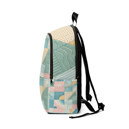 Durable and high-quality fabric of the Muscle Magic Backpack by Dazzling Dreams Studio, blending functionality with stylish aesthetics for everyday use.