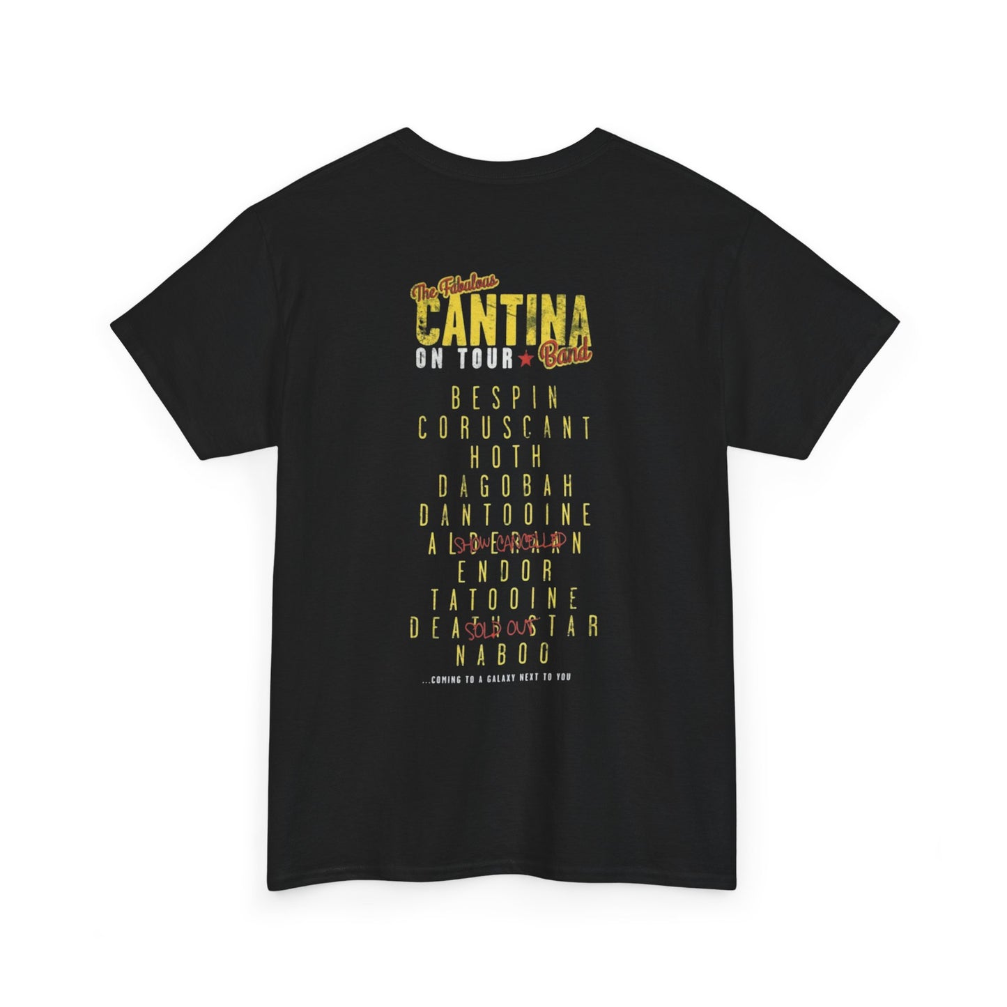 Star Wars Cantina Band Tour T Shirt Funny Mens Womens Unisex Cotton