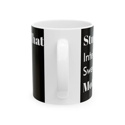 Funny Office Mug with an inappropriate slogan, perfect for adult humour and a great gift for birthdays or a Secret Santa.