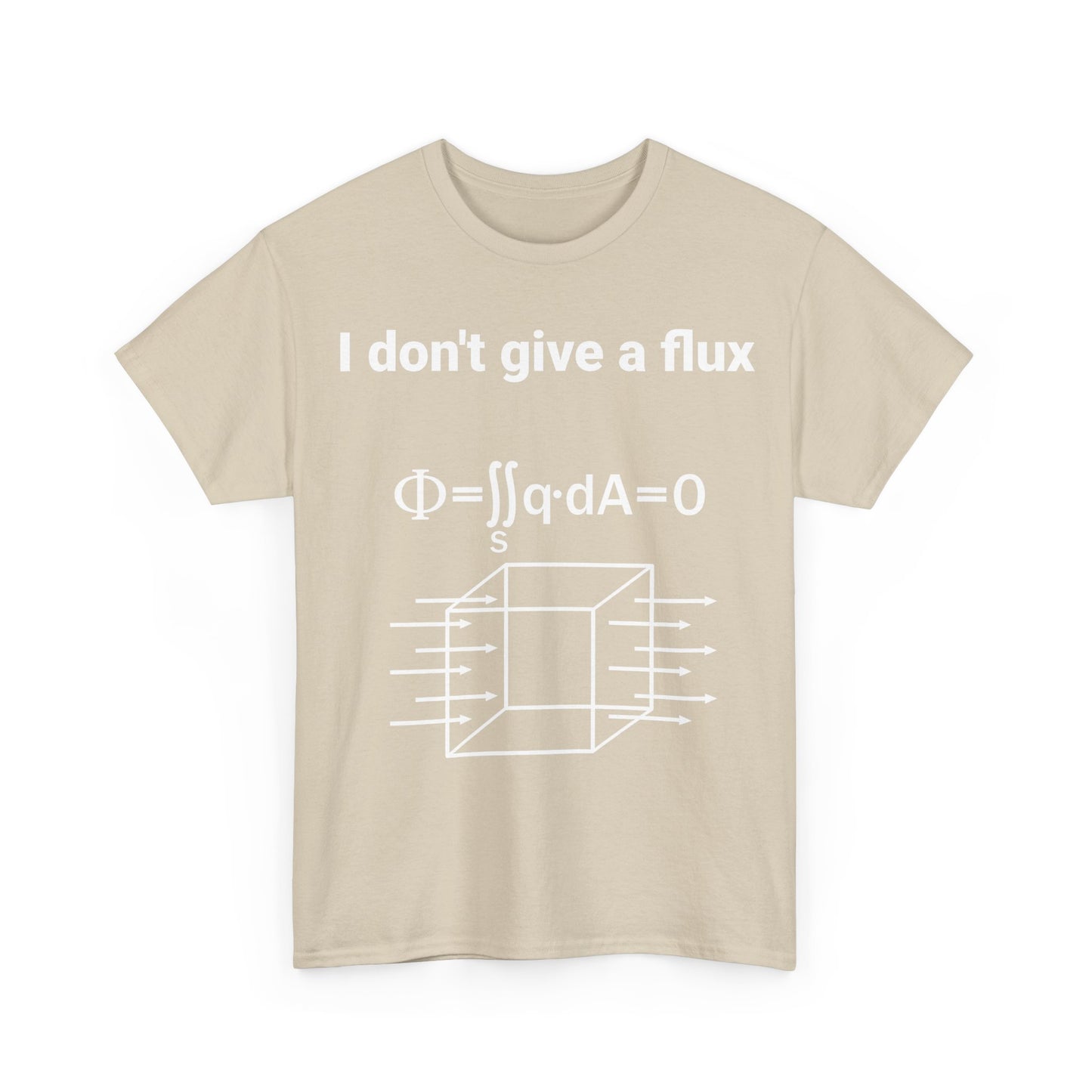 I don't give a Flux Physicists Graphic T-Shirt Urban Unisex  Cotton Tee