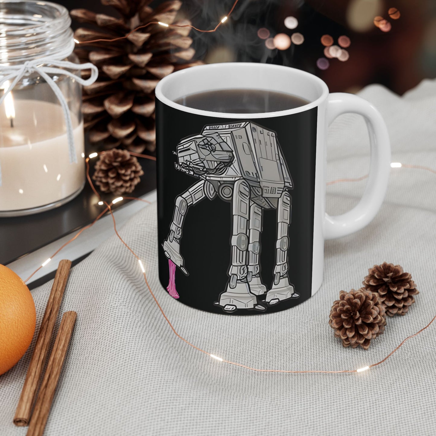 Rebel Gum Star Wars Funny AT AT Coffee Mug, Tea Mug, Office Mug