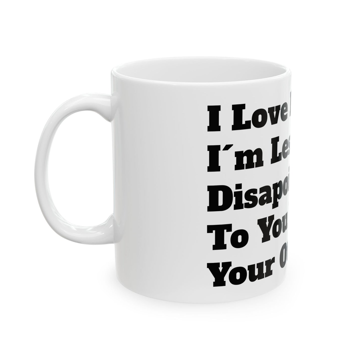 Inappropriate Slogan Ceramic Mug, Funny Office Mug, F- Word Mug, Adult Humor