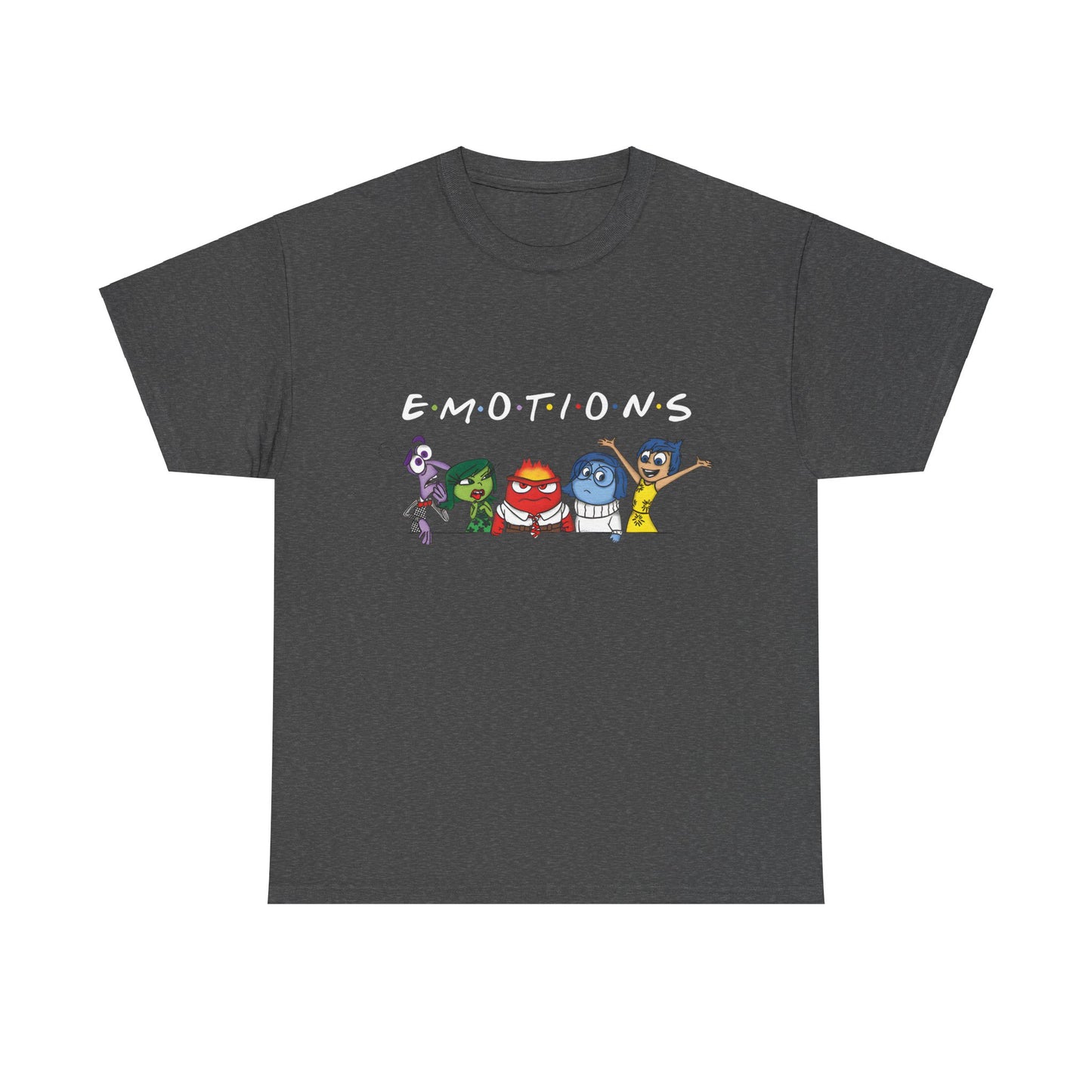 Inside out Friends Humorous  Graphic Unisex  Tee Shirt