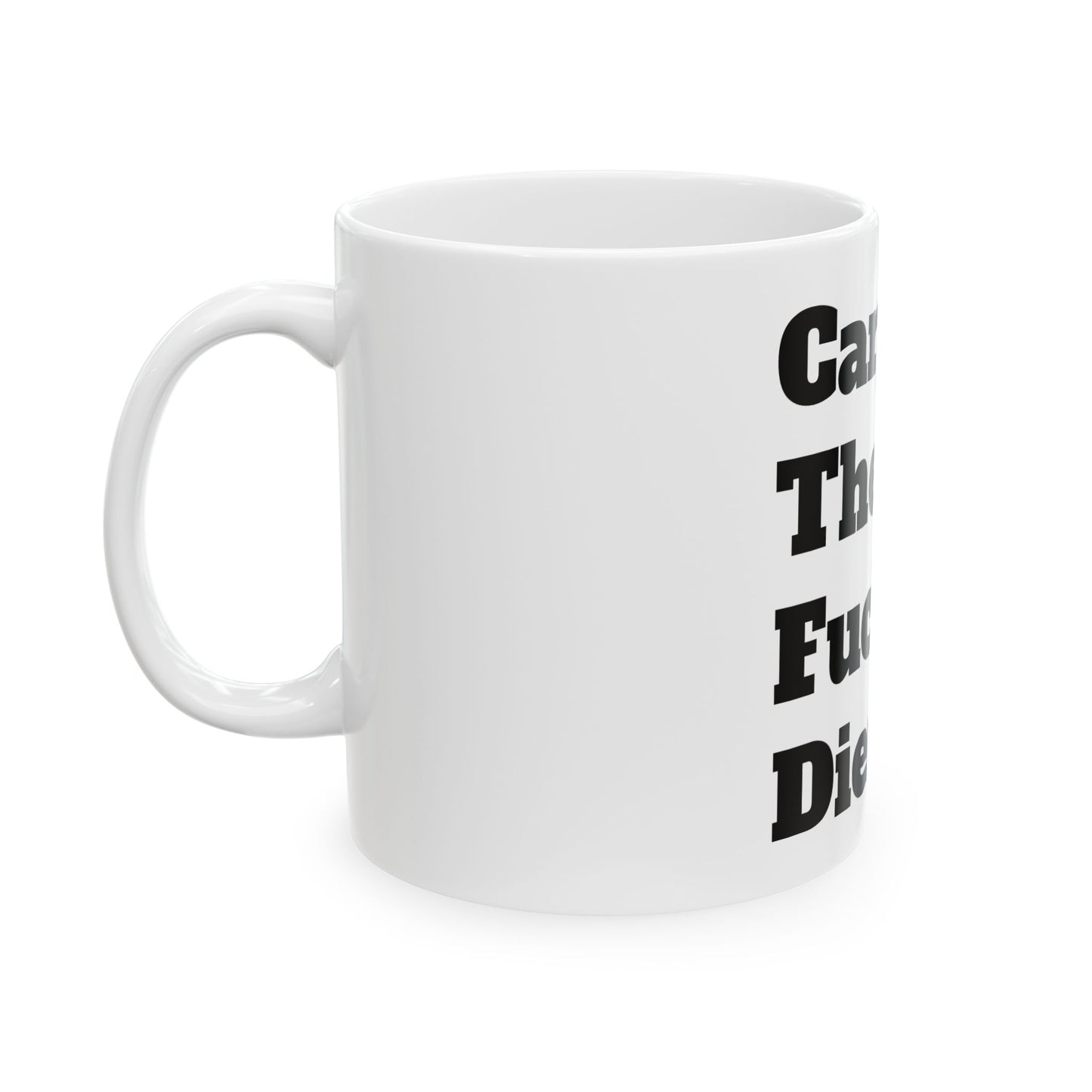 Inappropriate Slogan Ceramic Mug, Funny Office Mug, F- Word Mug, Adult Humor!