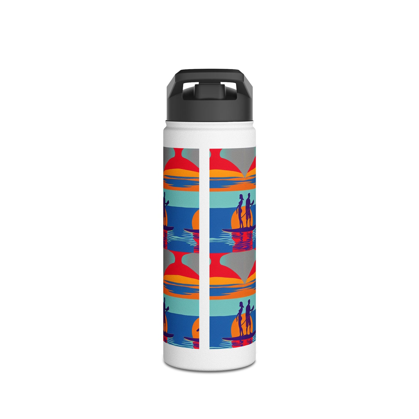 Fantasy Paddleboarding Stainless Steel Water Bottle, Standard Lid