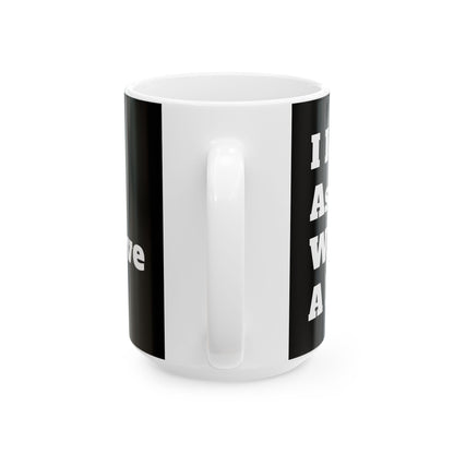 Funny Office Mug with an F-word slogan, designed for adult humour and ideal as a novelty gift.