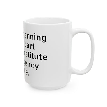 11oz Inappropriate Slogan Ceramic Mug, a quirky addition to your collection of funny office mugs.