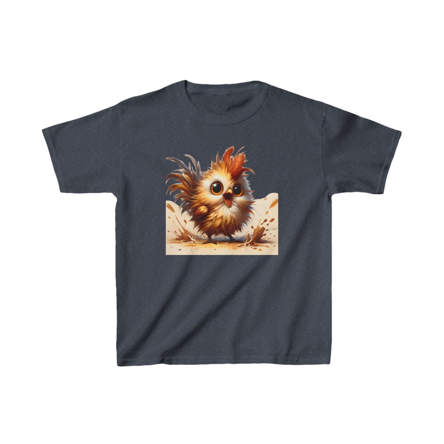 Child´s Unisex Cartoon Bird Graphic Cotton Tee 16 colors