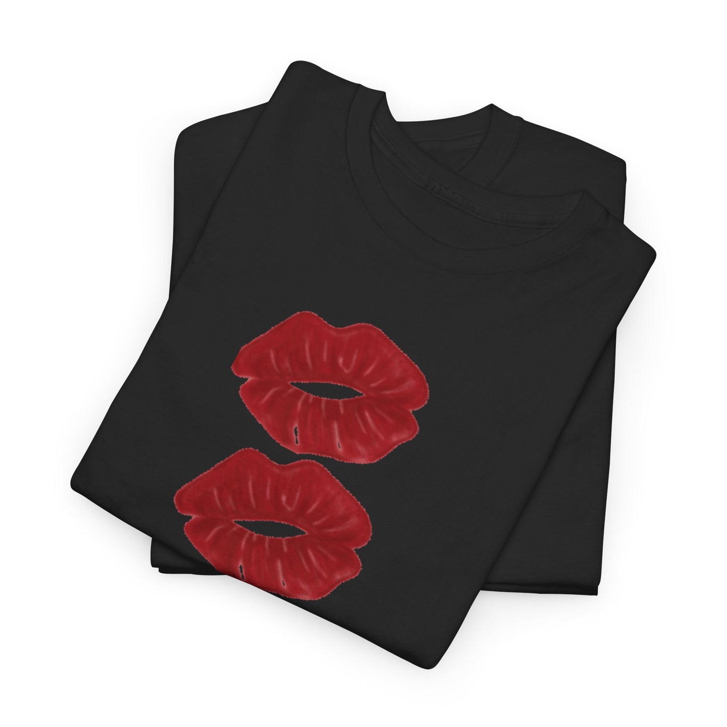 Valentine Kiss Men´s Womens Graphic Cotton Funny T Shirt Tee Unisex urban street