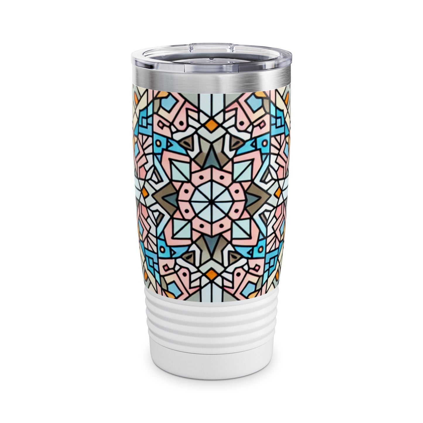 Pastel Panorama Visions - 20 oz Drinks Tumbler Travel Flask