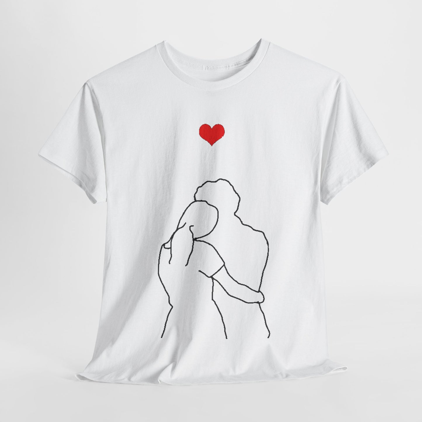 Valentines Day Lovers Gift Mens Womens Graphic T-Shirt Unisex Cotton Love