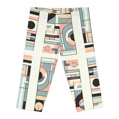 Fashion-forward design of Body Blaze Bootcamp Luxe Capri Leggings by Dazzling Dreams Studio, highlighting the stylish look ideal for fitness enthusiasts.