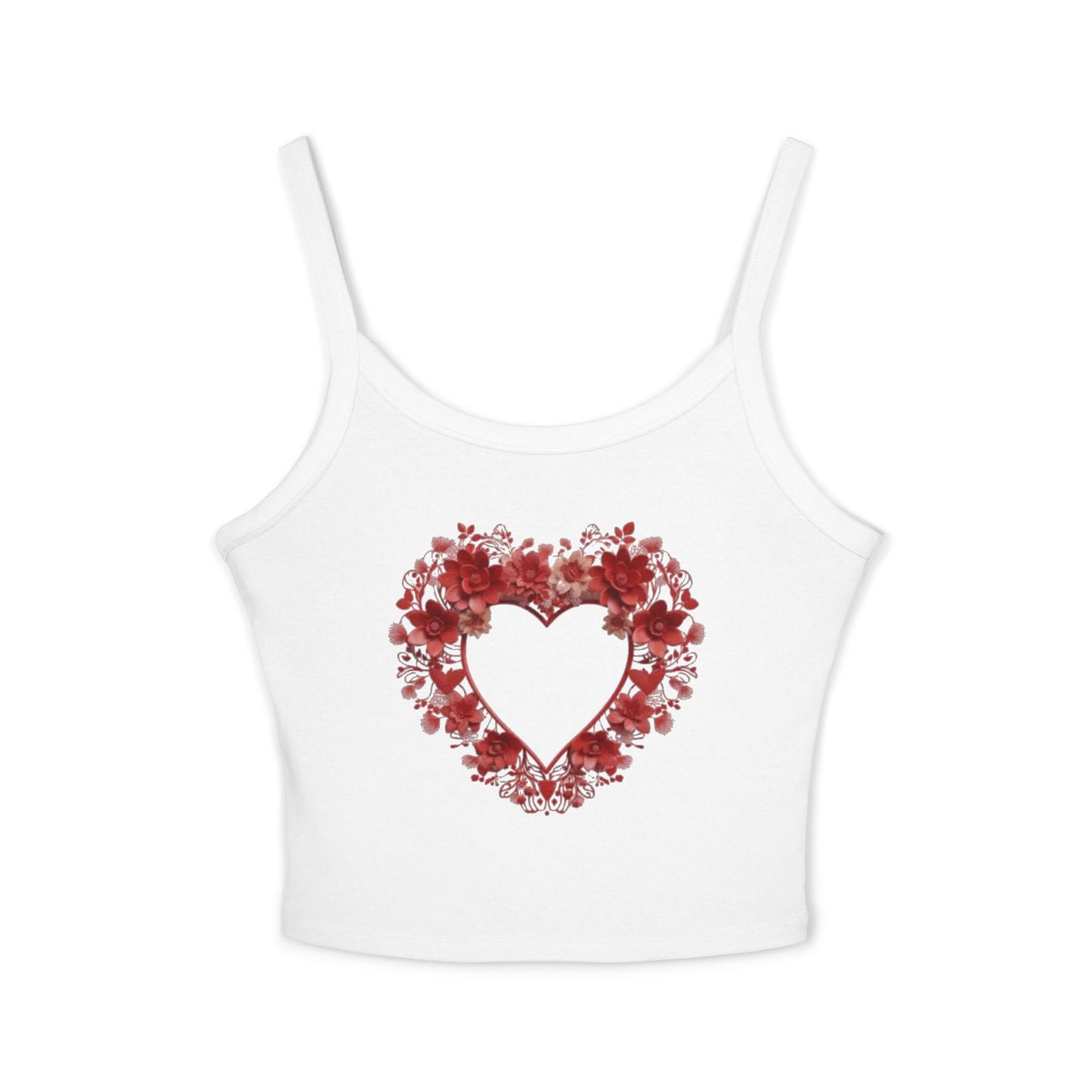 Valentines Day Lovers Gift Women's Spaghetti Strap Tank Top T Shirt Love