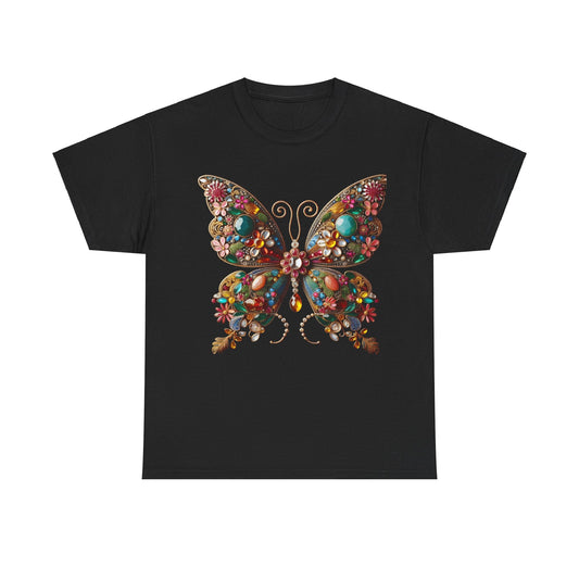 Enchanting Butterfly Brooch Unisex T Shirt Graphic Tee Unisex