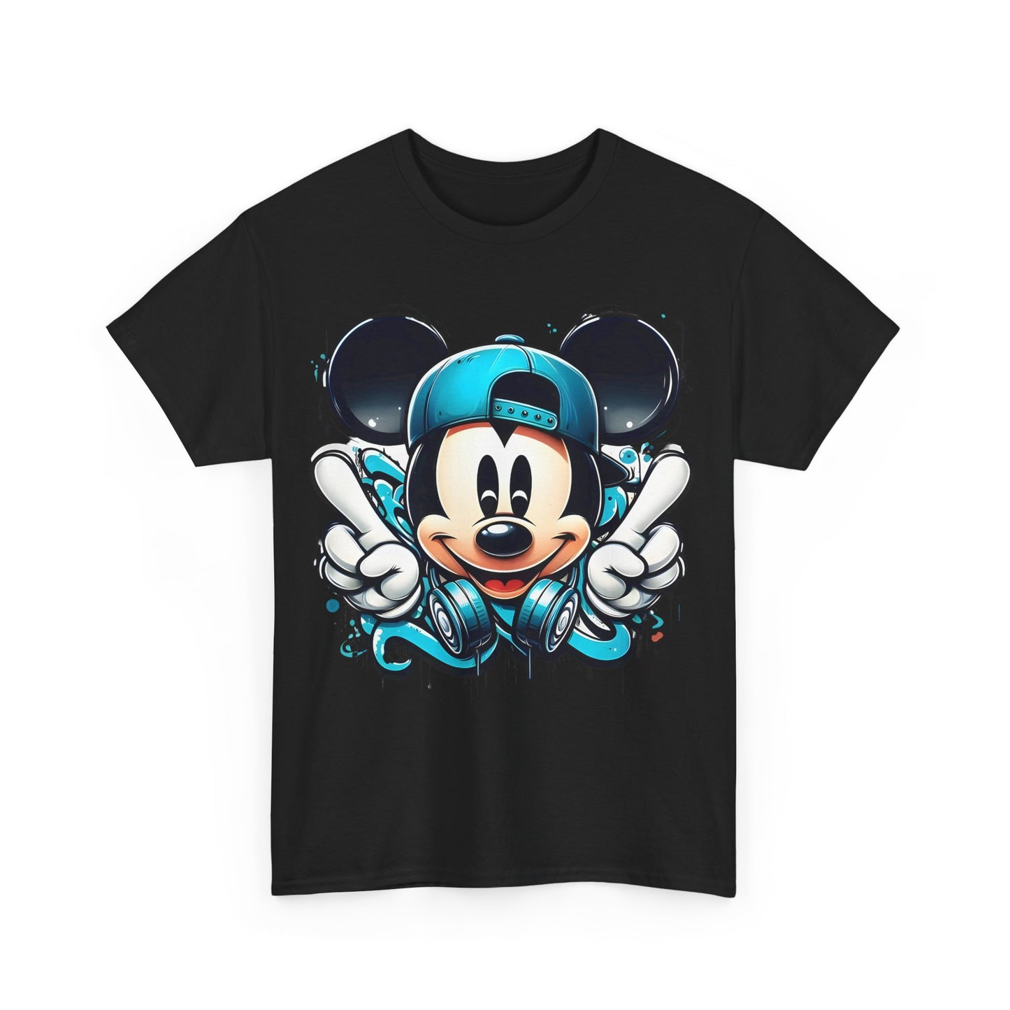 Mickey Mouse Graffiti  Unisex Graphic Tee Shirt