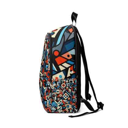 Interior view of the spacious Trendy Cartoon-Character Backpack designed by Dazzling Dreams Studio, highlighting its ample storage and practical design for stylish functionality.