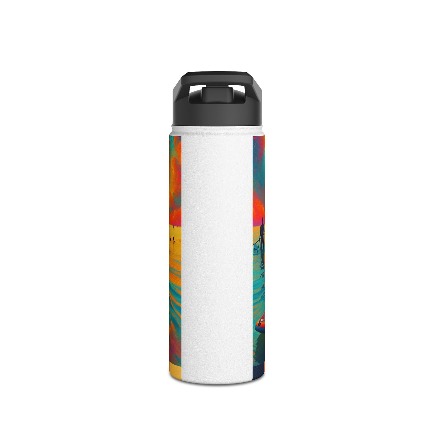 Fantasy Paddleboarding Stainless Steel Water Bottle, Standard Lid