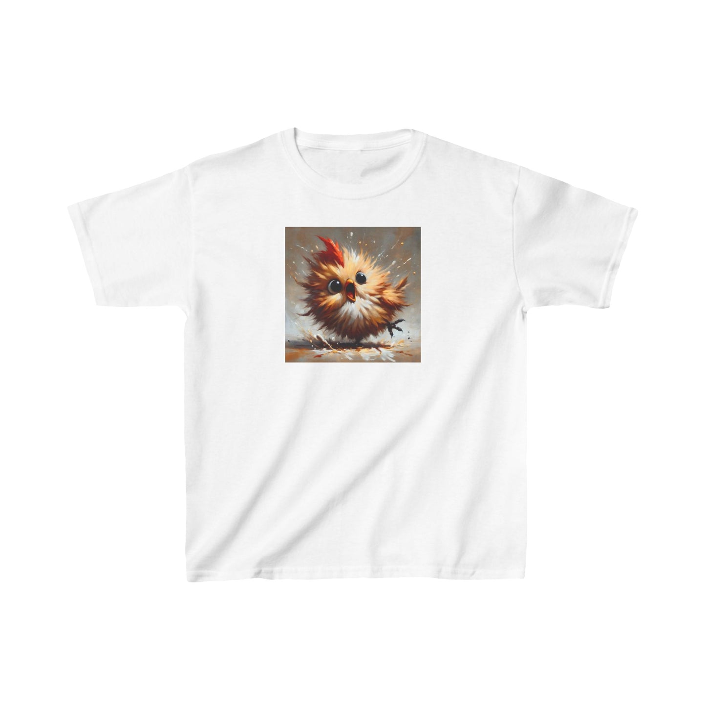 Child´s Unisex Cartoon Bird Graphic Cotton Tee 16 colors