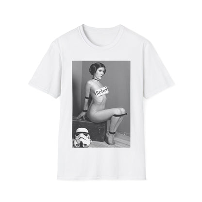 Elegant display of the Rebel Star Wars T-Shirt showcasing bold graphics, perfect for casual outings and fan events, embodying a statement of individuality.