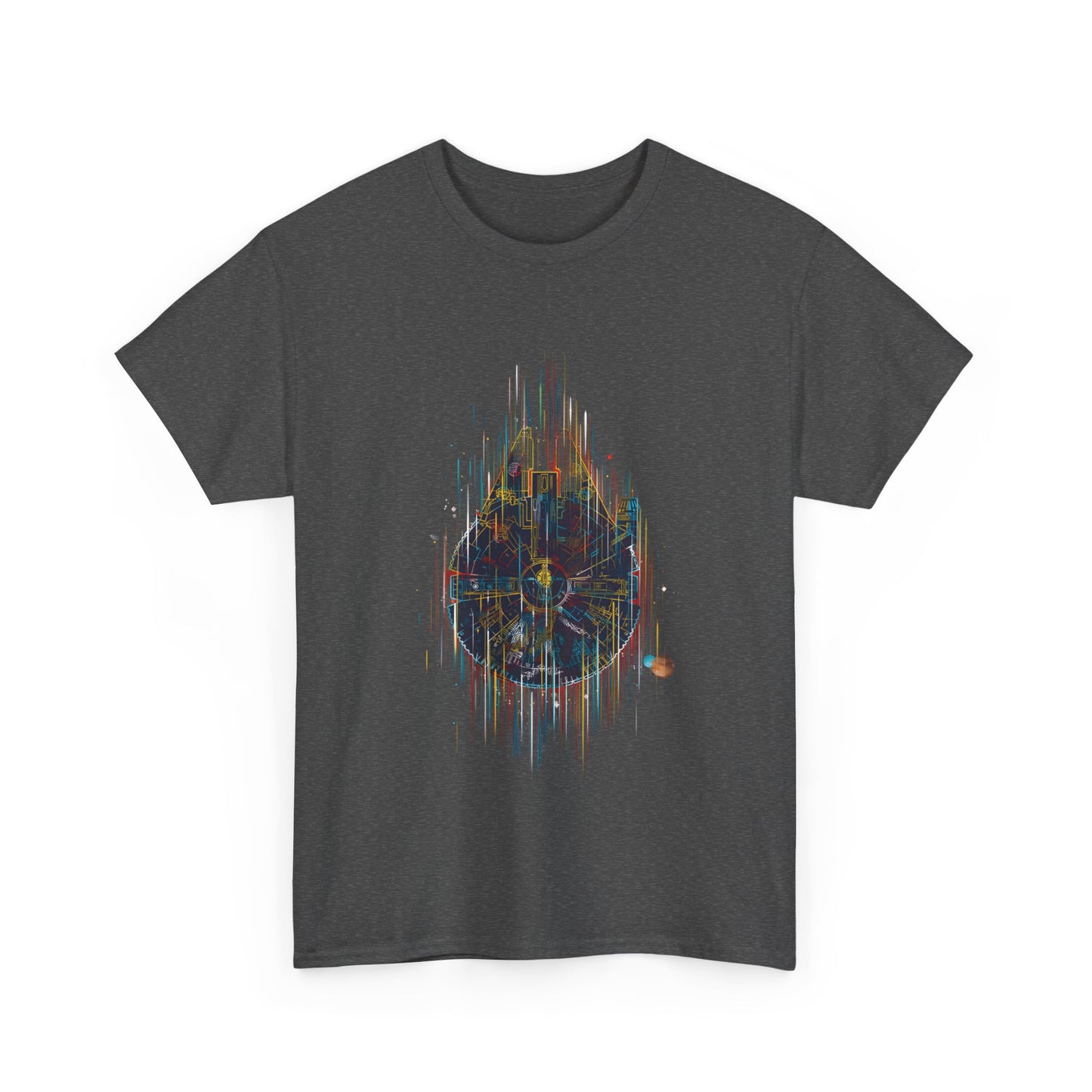 Millenium Falcon Absrtract Art Graphic T-Shirt Urban Unisex Cotton