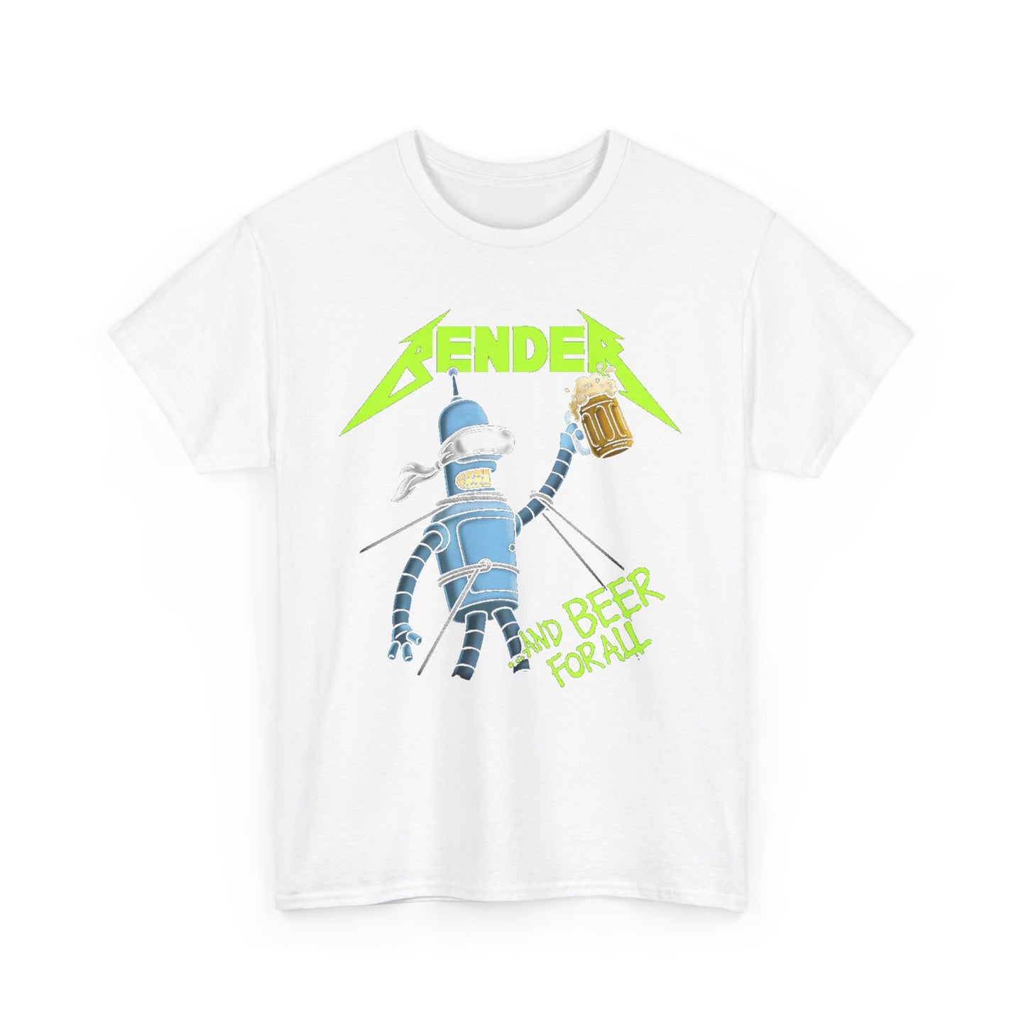 Bender And Beer For All Funny Graphic Unisex T Shirt TEE Mens Womens Urban