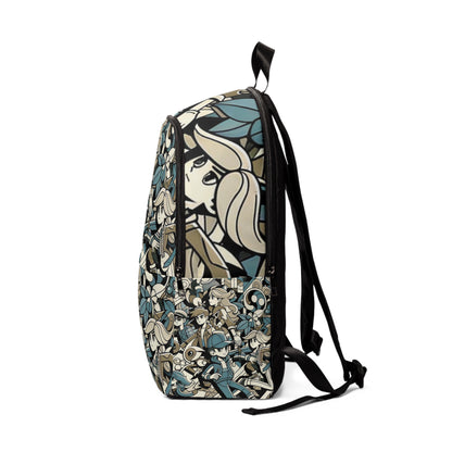 Durable and spacious Stylish Cartoon Character Backpack by Dazzling Dreams Studio, perfect blend of function and whimsical elegance, showcasing enchanting illustrations.