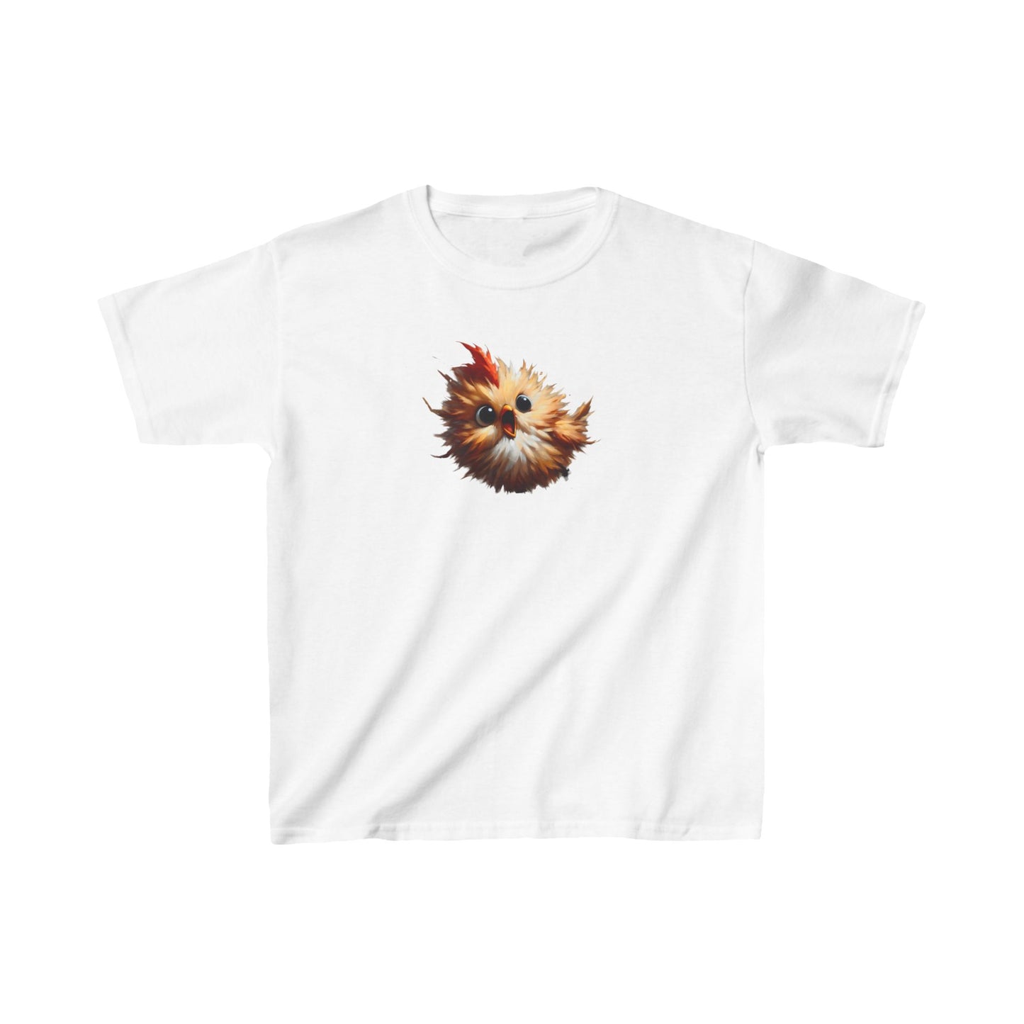 Child´s Unisex Cartoon Bird Graphic Cotton Tee 16 colors