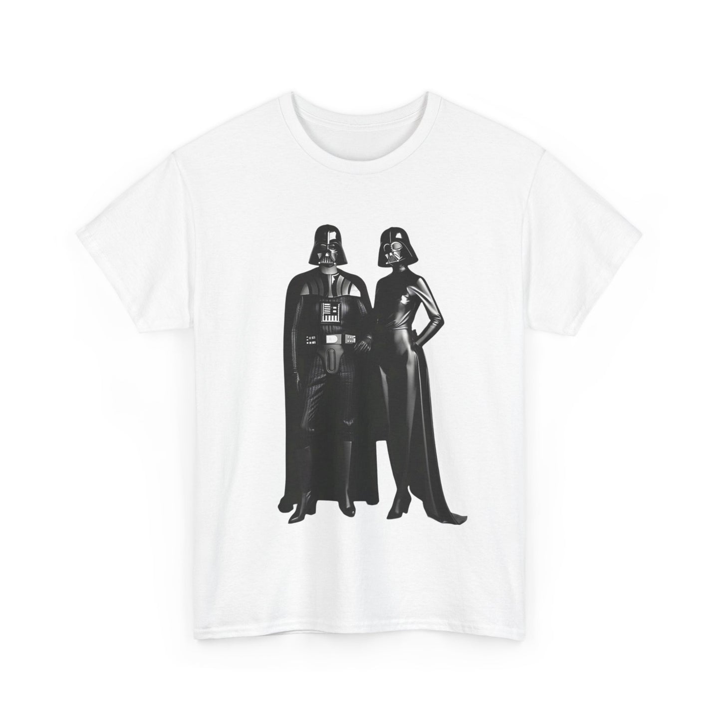 Mr + Mrs Vader Star Wars Unisex Mens Graphic Cotton Funny T Shirt Tee Vintage