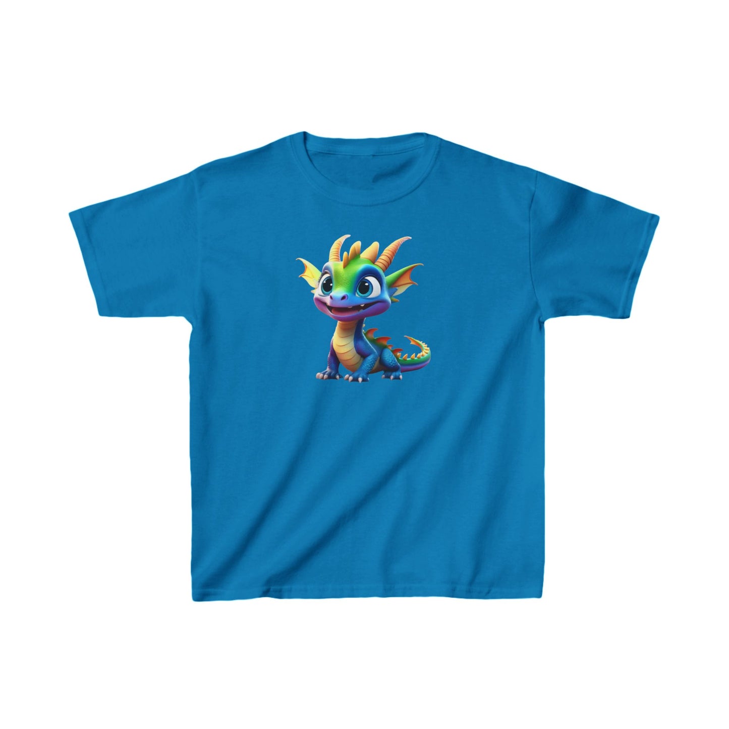 Kids Cute Dragon T shirt Heavy Cotton Tee 16 colors