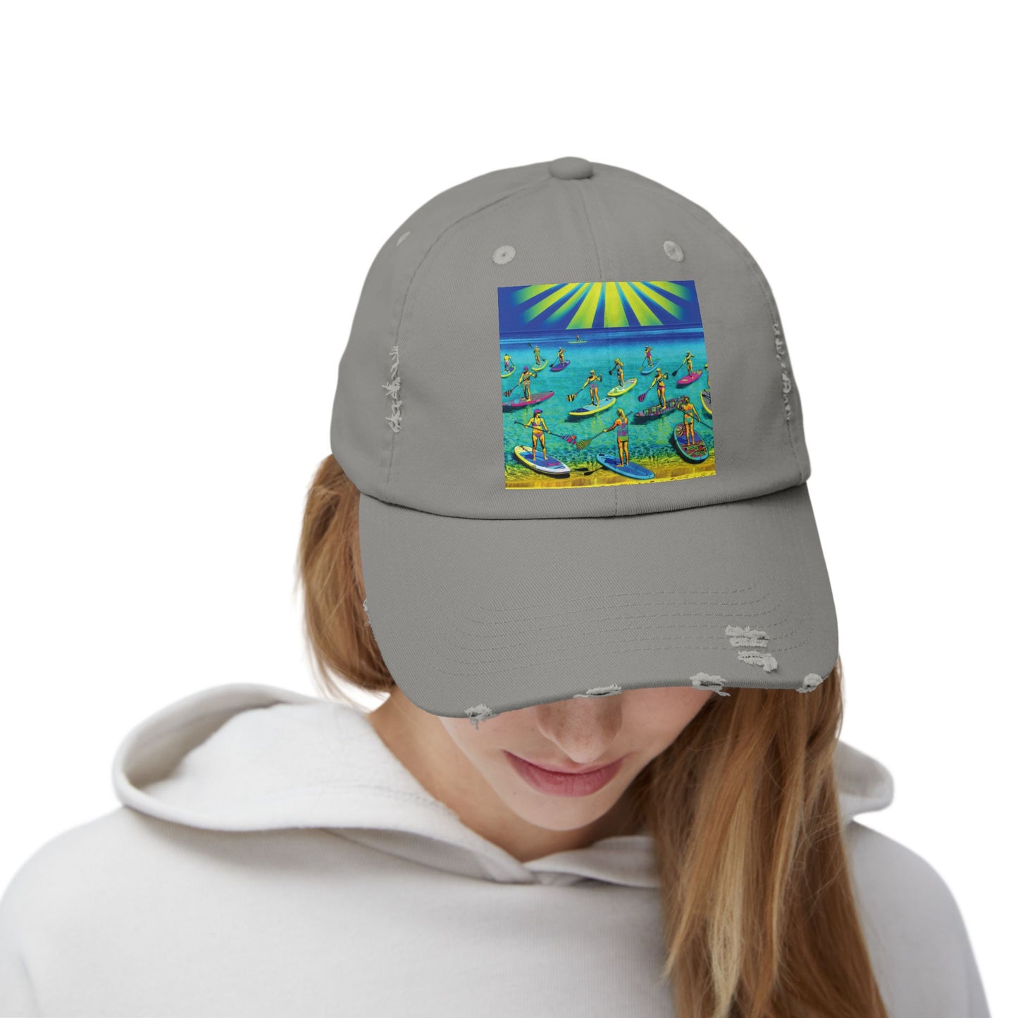 Unisex Distressed Paddleboarders Cap