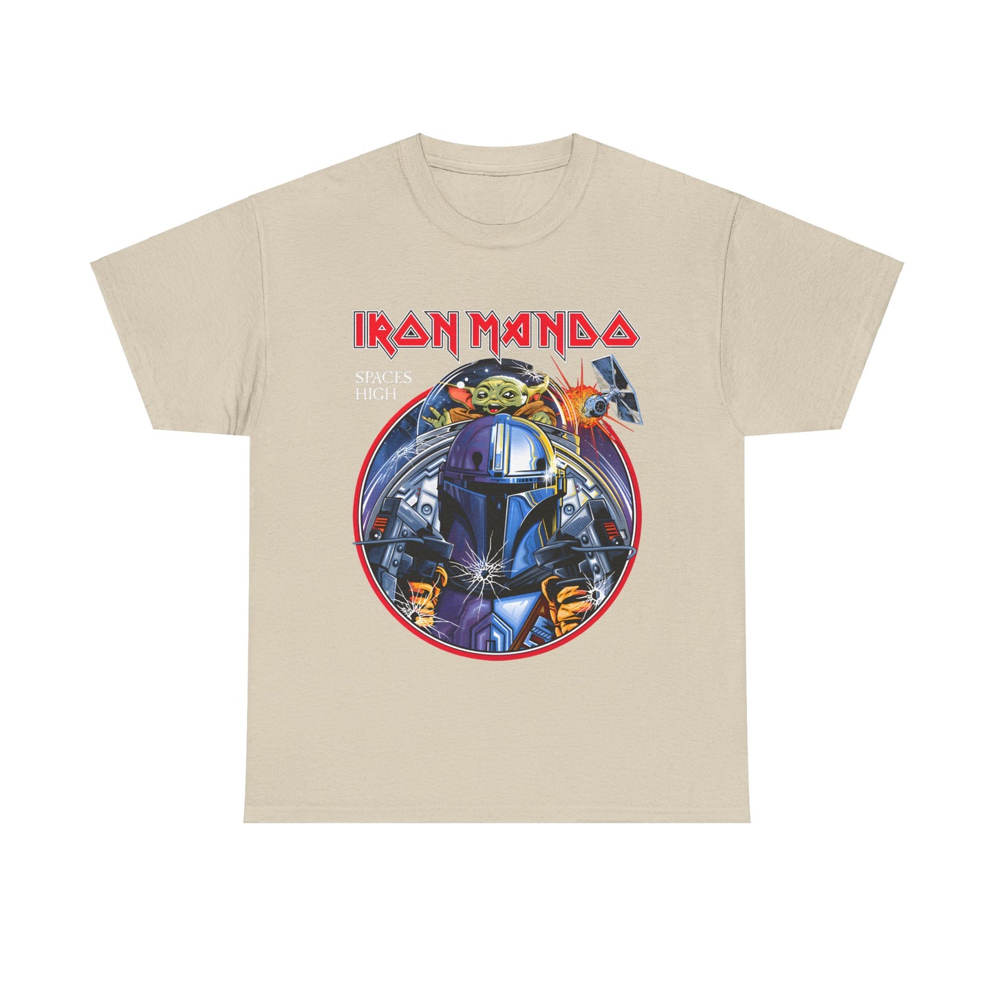 Iron Mando Star wars Graphic Unisex  Tee Shirt