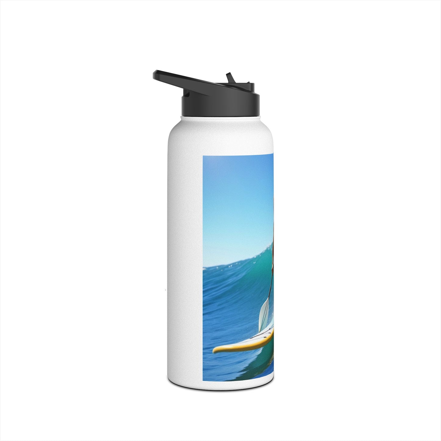 Fantasy Paddleboarding Stainless Steel Water Bottle, Standard Lid