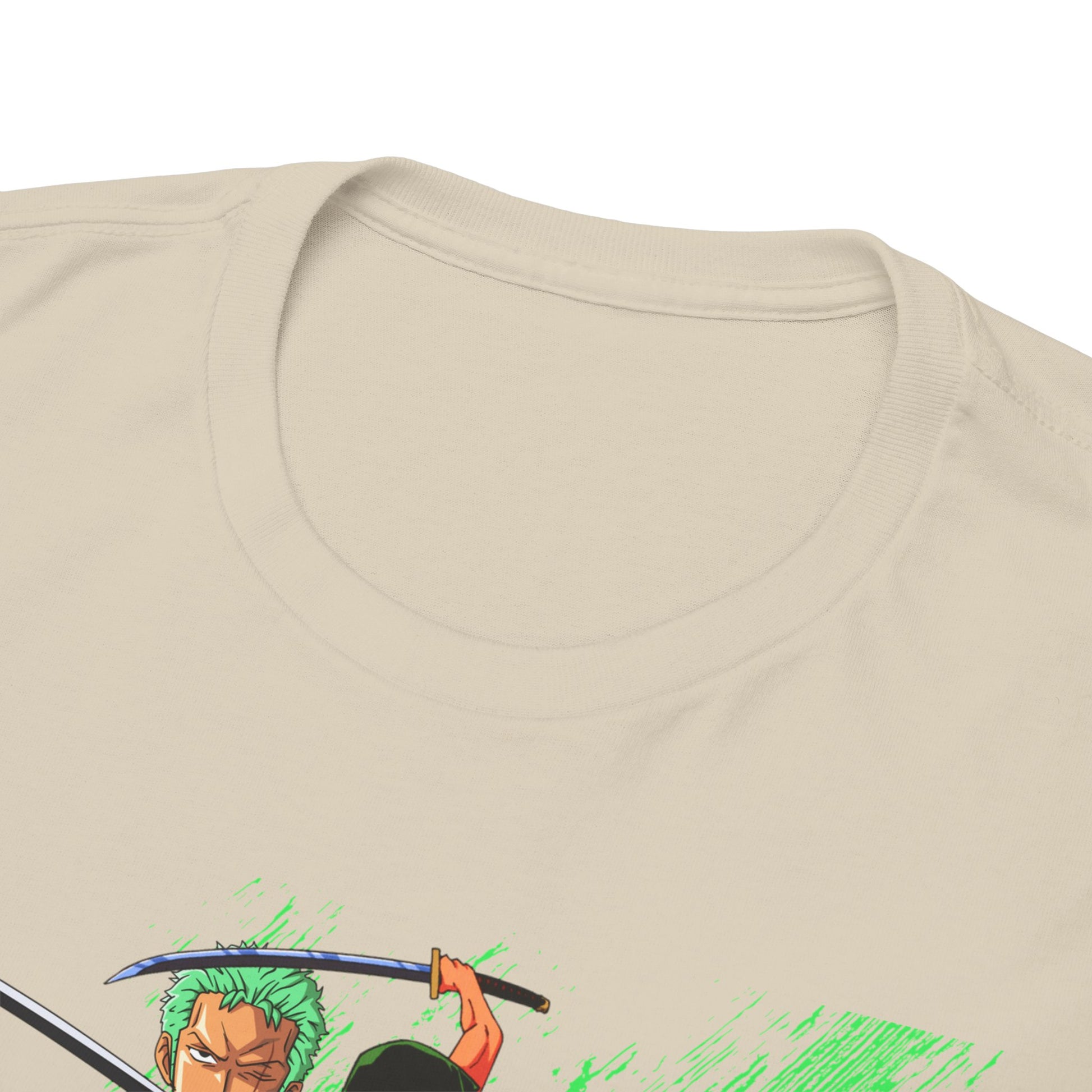 Close-up of a luxurious One Piece YONKO Graphic Tee, focusing on the intricate design details and high-quality fabric for discerning tastes.