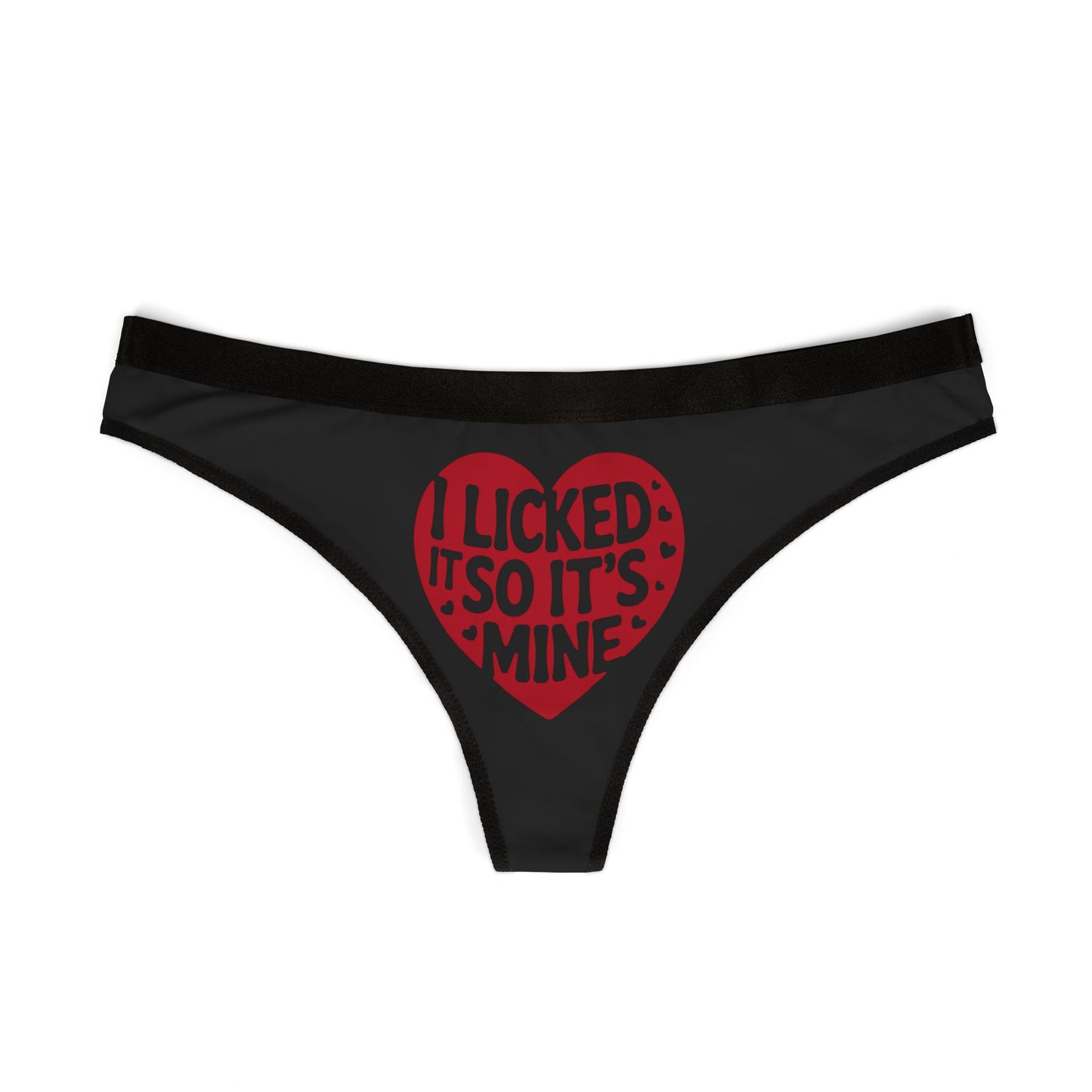 Valentines Naughty Gift Cheeky Womens Thong funny Birthday Anniversary Romantic