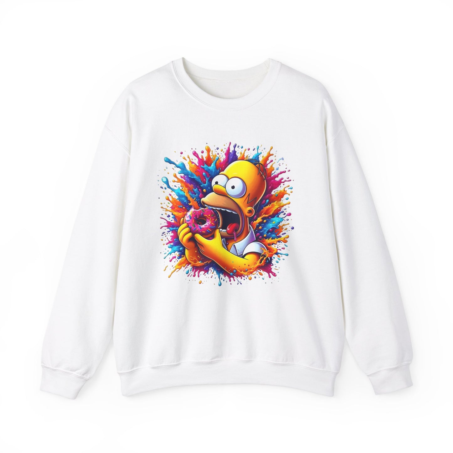 Simpsons Homer Donut  Unisex  Sweatshirt Urban Homer’s Hungry Delight