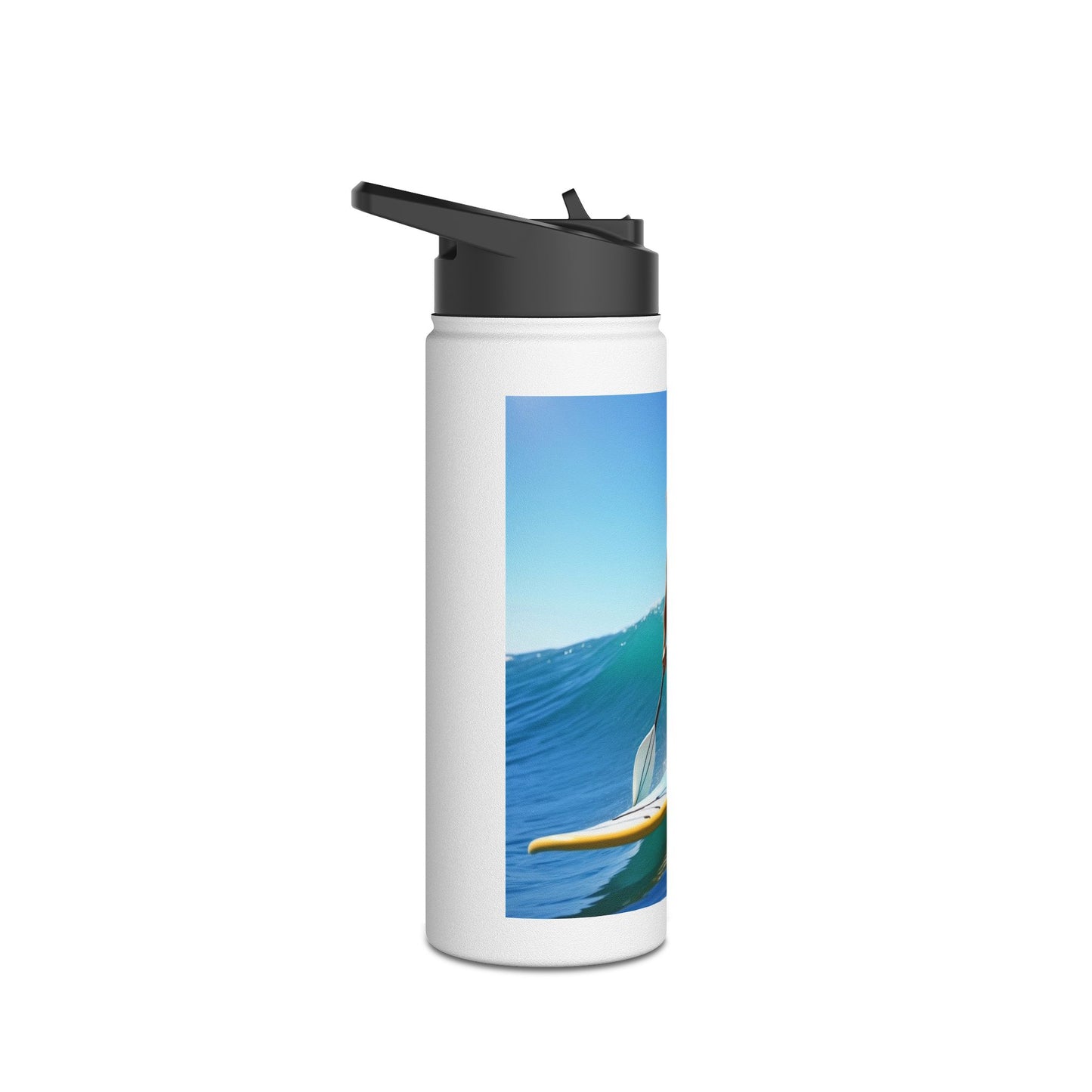 Fantasy Paddleboarding Stainless Steel Water Bottle, Standard Lid