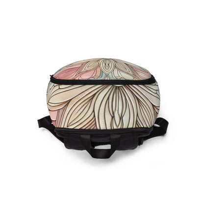 Dazzling Dreams Studio’s exquisite pastel backpack with ergonomic design, perfect for stylish commuting and sophisticated outings.