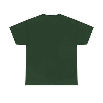 A Clean Beaver Unisex Graphic Cotton Tee - Refined green back view, designed for nature lovers, highlighting high-quality materials.