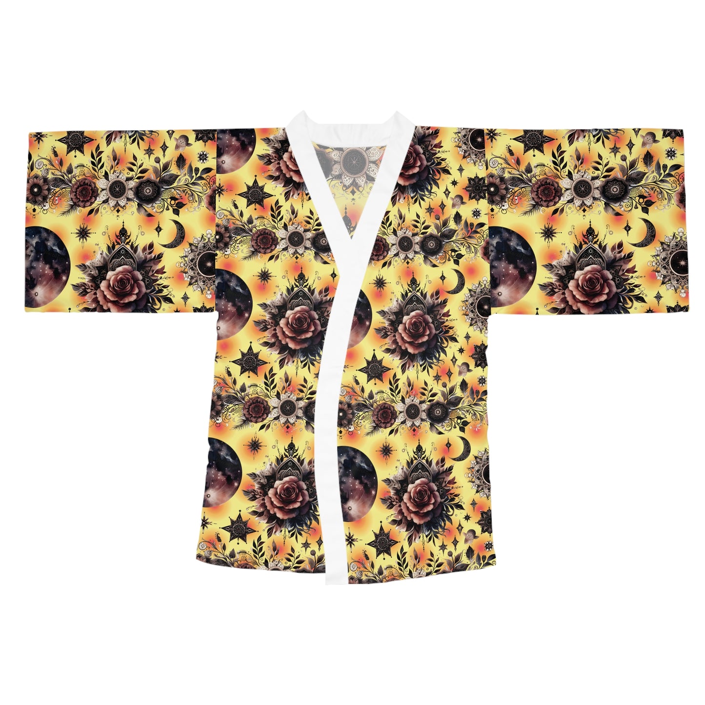 Floral Kimono Robe, Women's Robe, Designer Lounge Wear, Boho Chic Bathrobe, !!