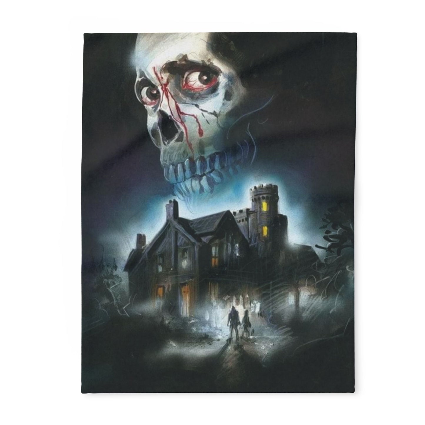 Decorative and Warm Halloween Spooky Arctic Fleece Blanket 3 Sizes