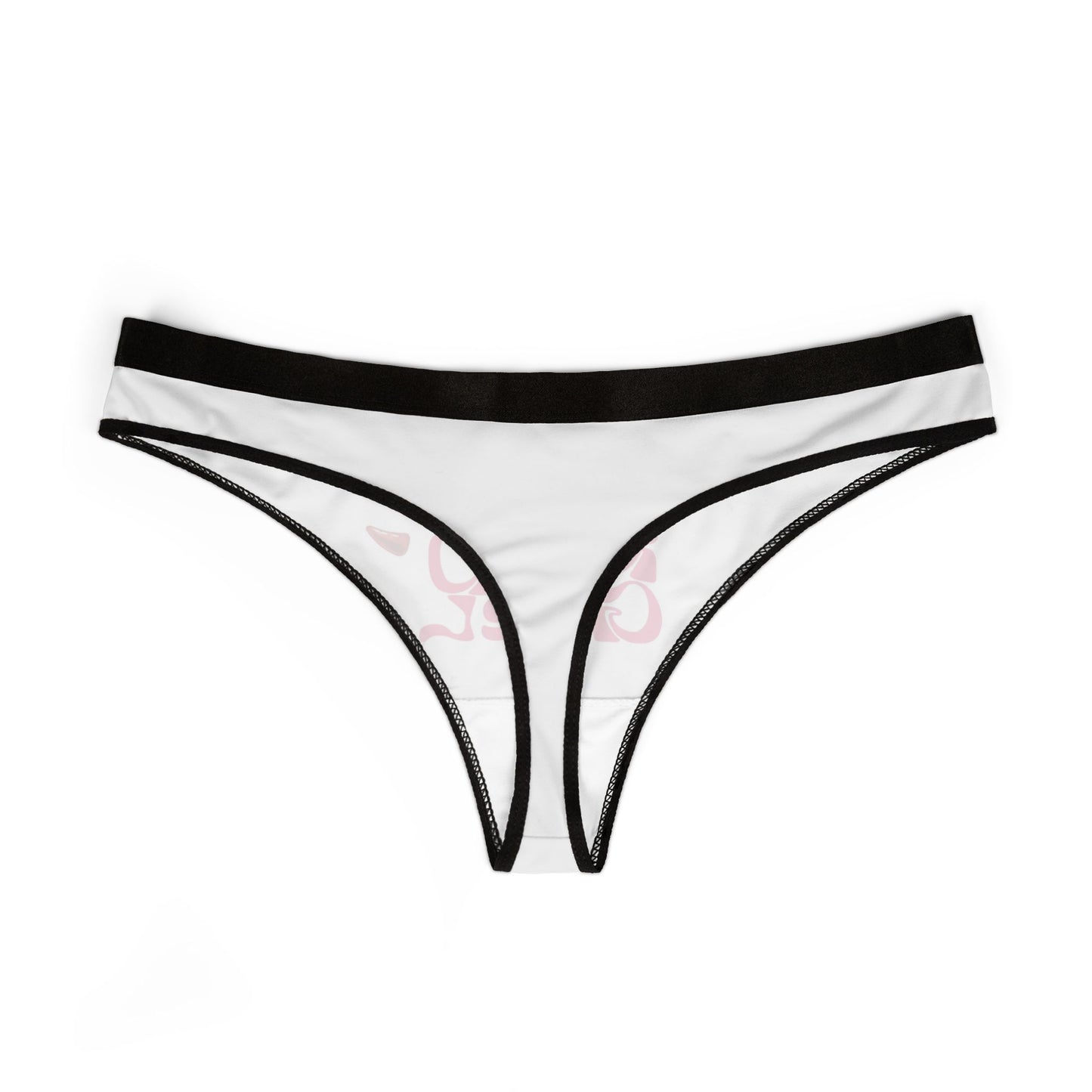 BAD GIRL Thong Panties: Sexy Cheeky Naughty Women's Thongs Hot Pink Lingerie Fun