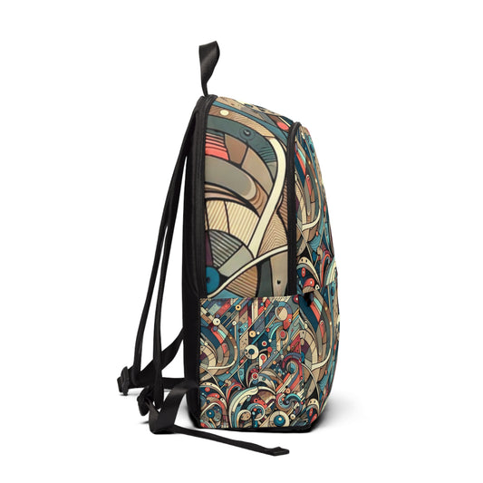 Luxurious and spacious interior of the Vibrant Comic-Style Backpack from Dazzling Dreams Studio, designed for functionality and chic expression, ideal for daily essentials.