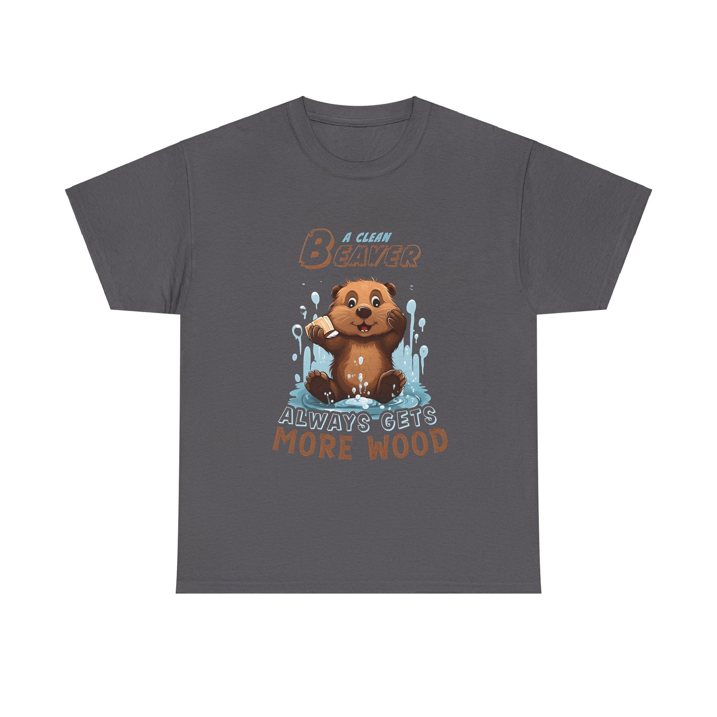 A Clean Beaver Unisex Cotton Tee Graphic T Shirt